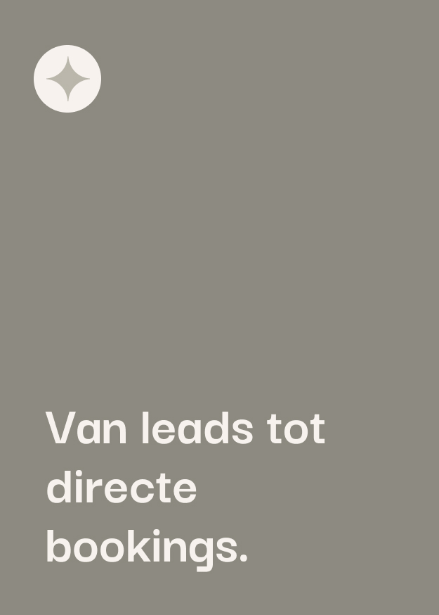 leads tot directe boekingen
