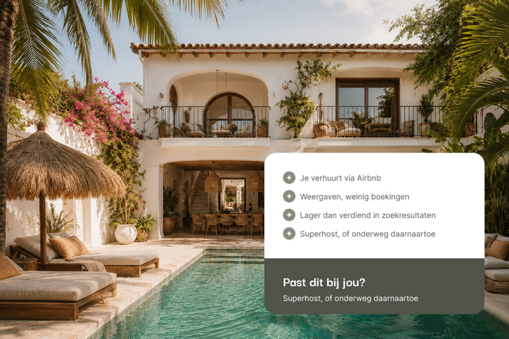 Vakantiehuis voor airbnb verhuren