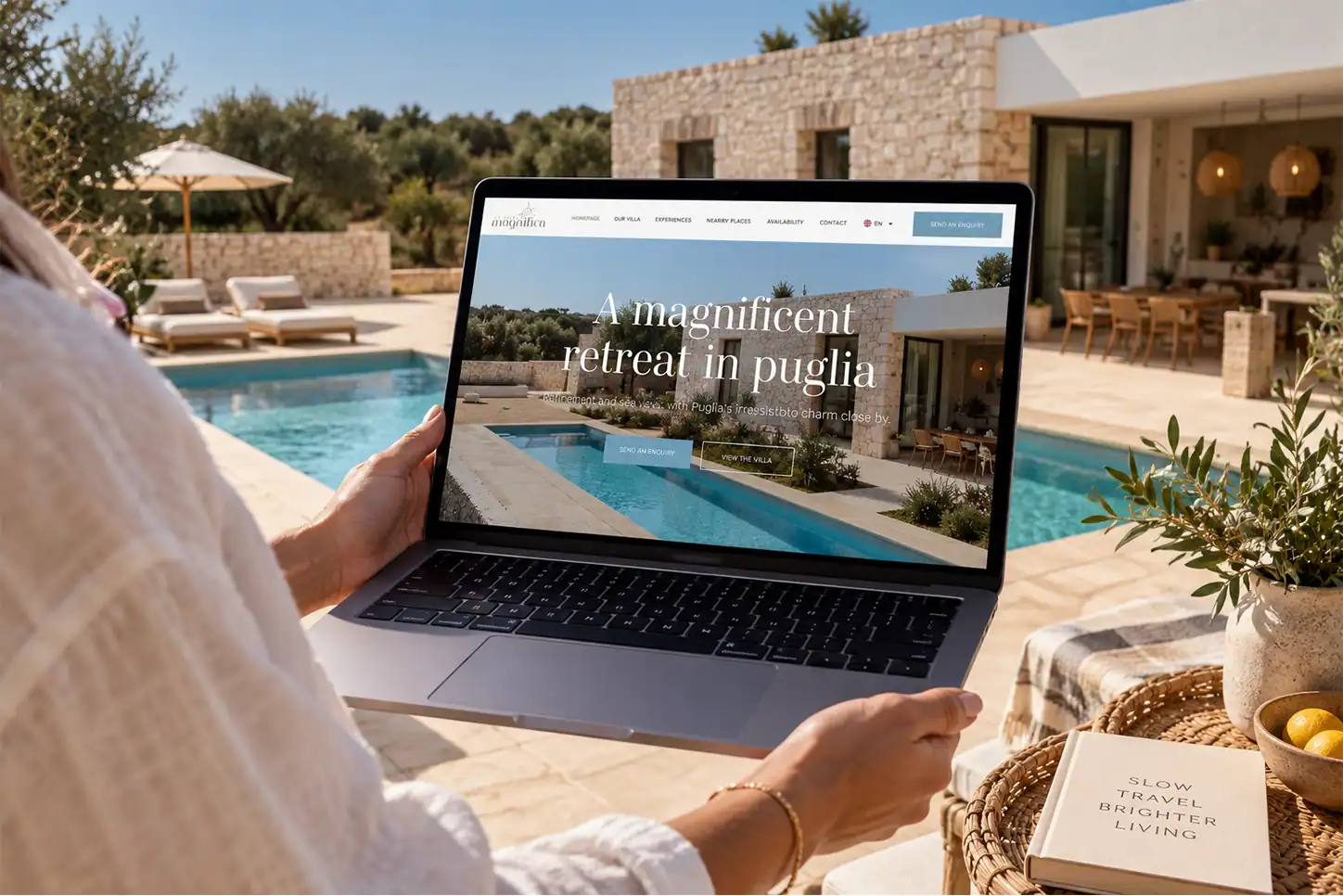 Website van La Villa Magnifica